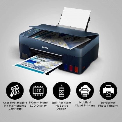 Canon PIXMA G3060 All-in-One High Speed Wi-Fi Ink Tank Colour Printer